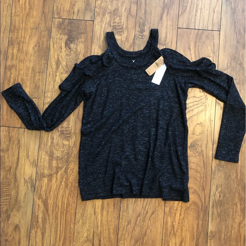 American Eagle cold shoulder sweater
